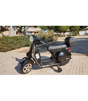 VESPA PIAGIO 12V ELECTRICA INFANTIL, NEGRA - LE3914